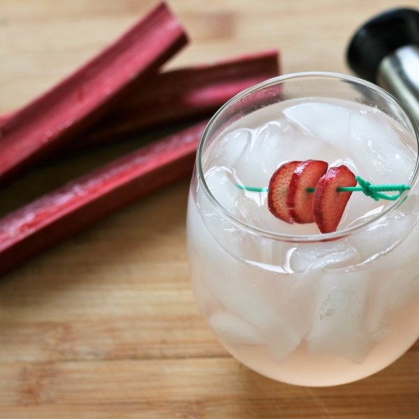 Rhubarb Collins