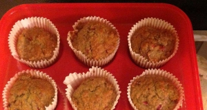 Banana Cranberry Nut Muffins