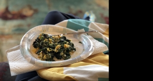 Eggs and Greens Breakfast Dish