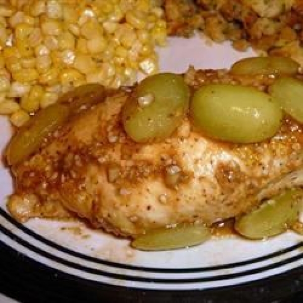 Garlic Chicken And Grapes