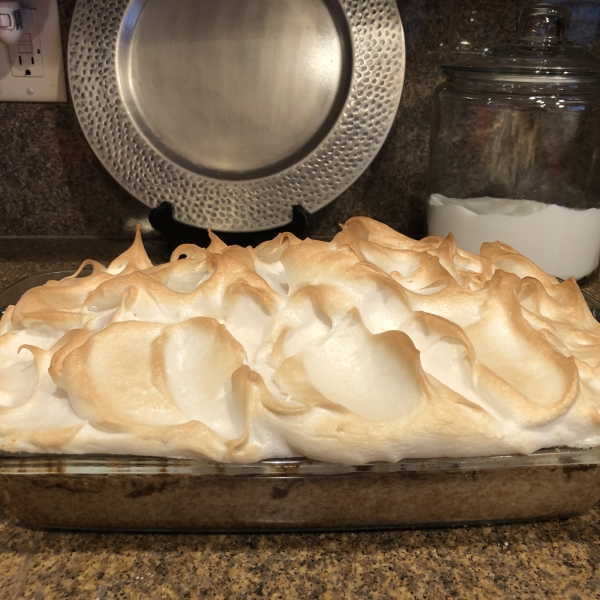 Strawberry Rhubarb Meringue Dessert