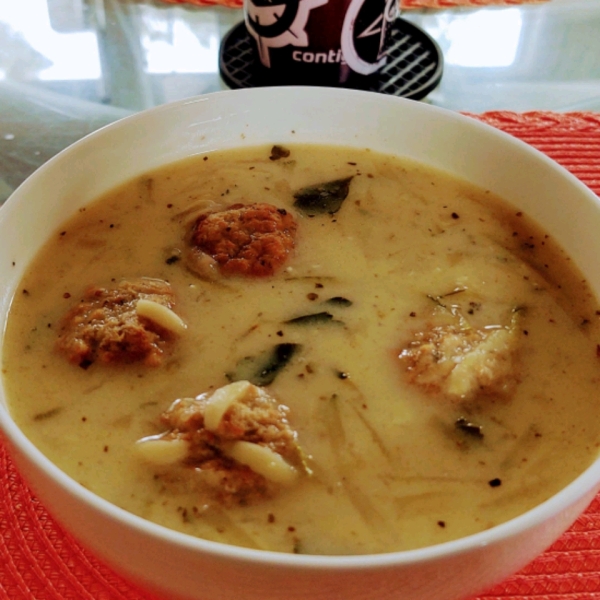 Meatball Orzo Soup