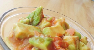 Super Simple Guacamole Topping