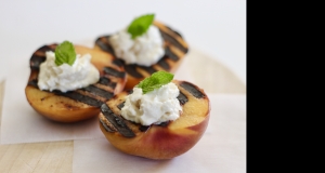 Succulent Grilled Peaches with Honey Chevre