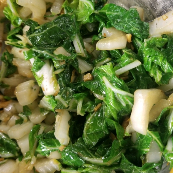 Spicy Bok Choy in Garlic Sauce