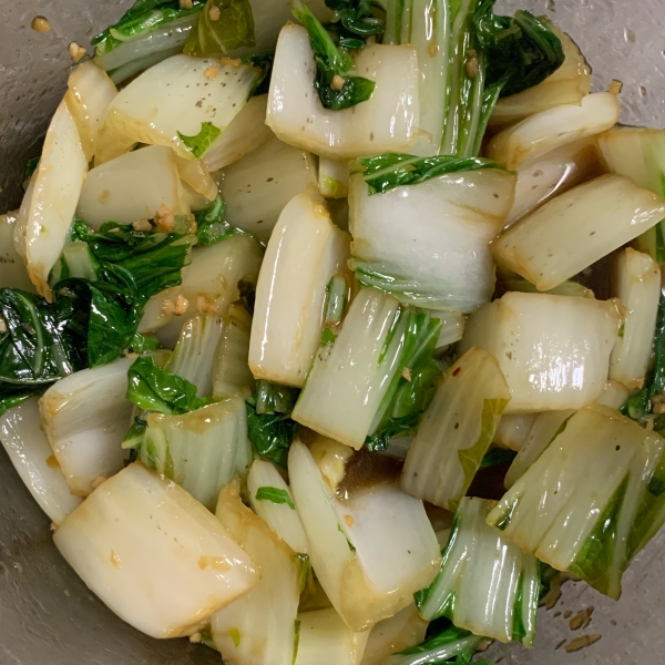 Spicy Bok Choy in Garlic Sauce