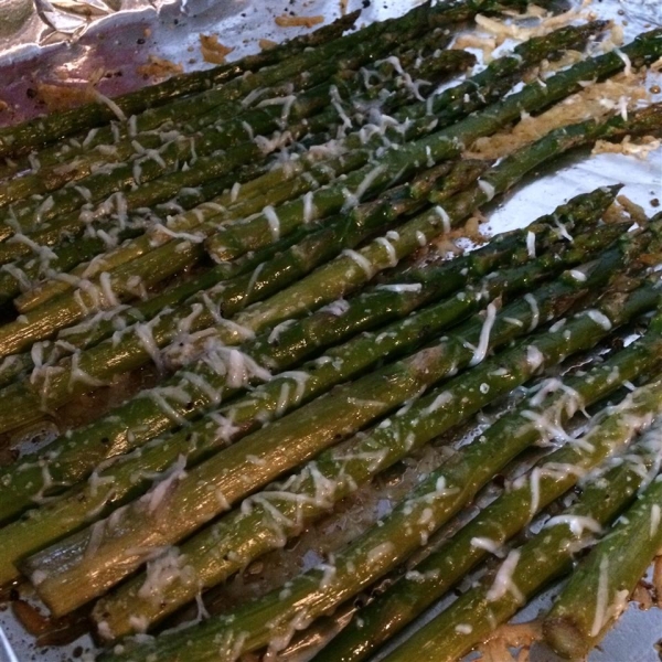 Asparagus with Parmesan Crust