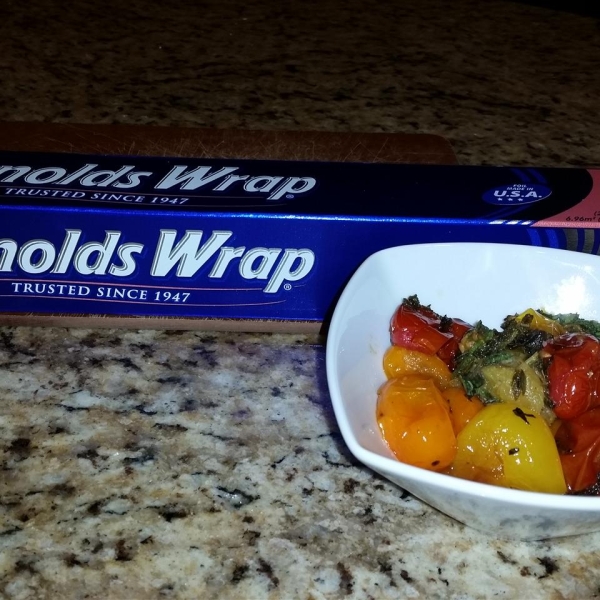 Blistered Tomatoes with Herbs