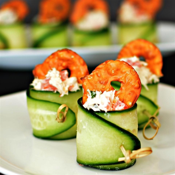 Cucumber Chicken Roll-ups