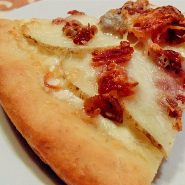 Potato Bacon Pizza