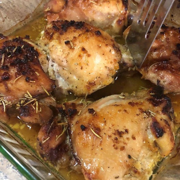 Honey Garlic Chicken with Rosemary