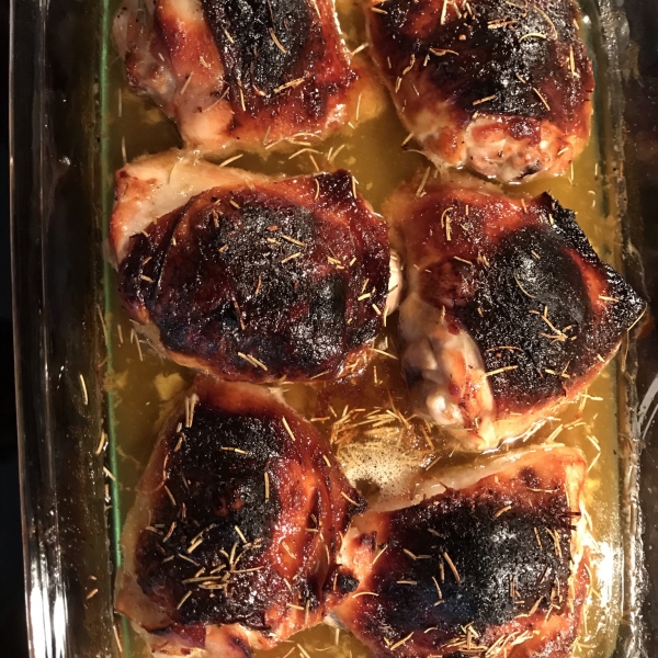 Honey Garlic Chicken with Rosemary
