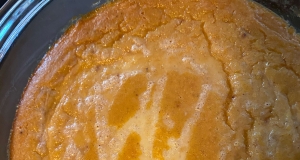 Baked Indian Pudding With Maple Syrup