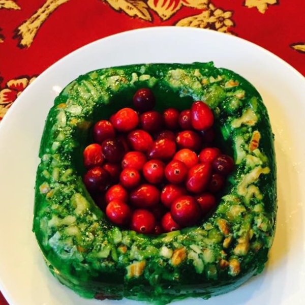 Lime Jell-O® Waldorf Salad