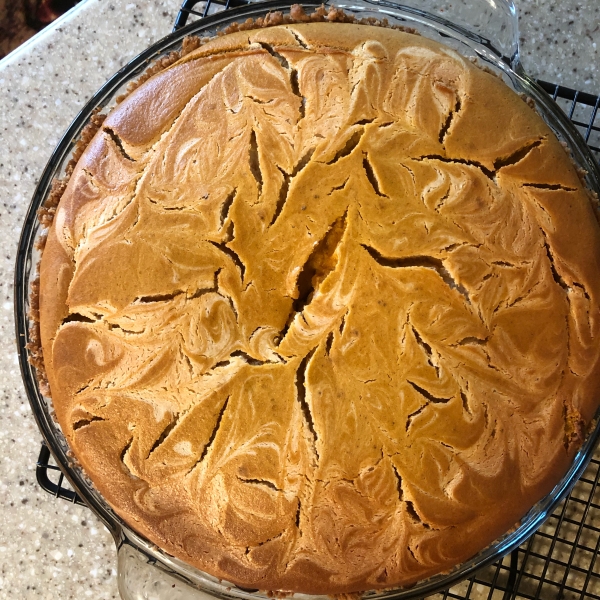 Pumpkin Swirled Cheese Cake