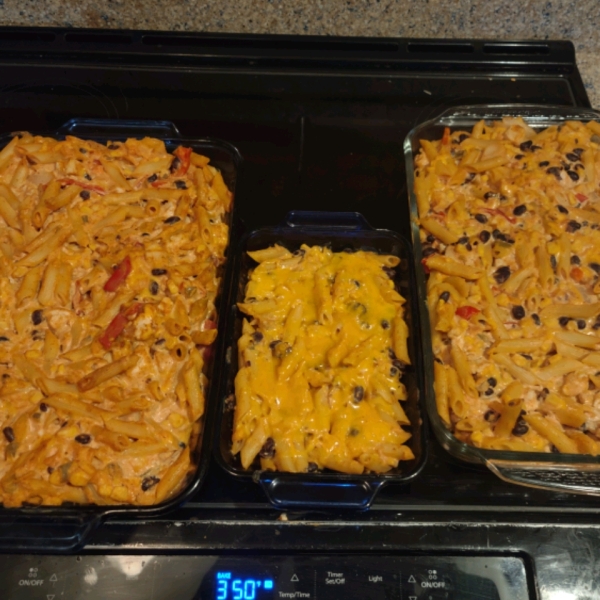 Chicken Fajita Pasta Bake
