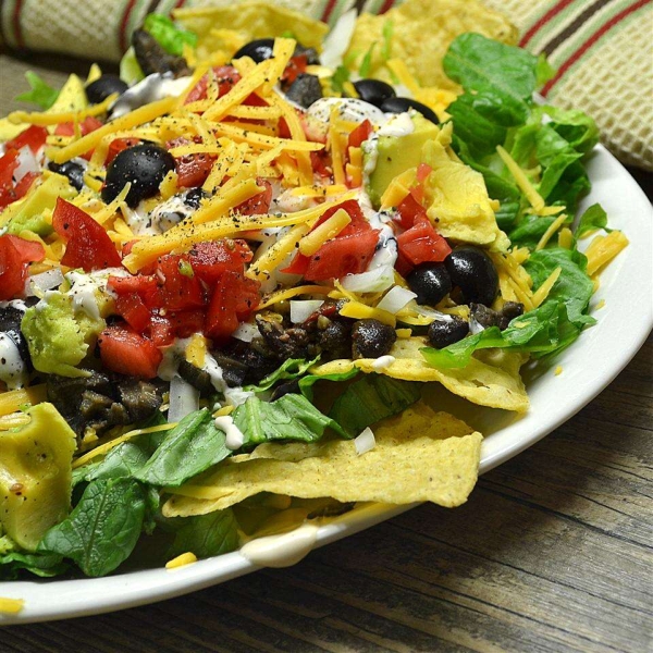 Easy Black Bean Taco Salad