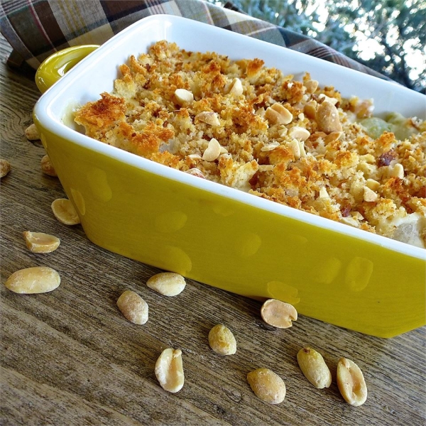 Creamed Pearl Onions with Peanuts