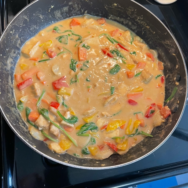Tofu Stir-Fry with Peanut Sauce (Vegan)