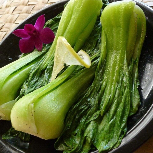 Baby Bok Choy with Garlic