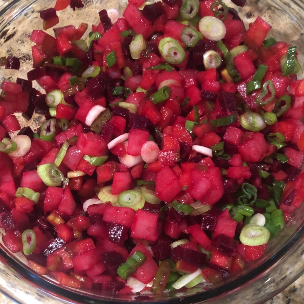 Russian Beet and Potato Salad