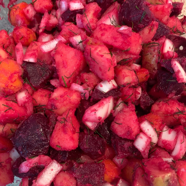 Russian Beet and Potato Salad