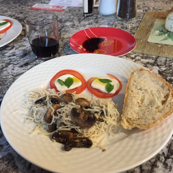 Penne with Mushrooms