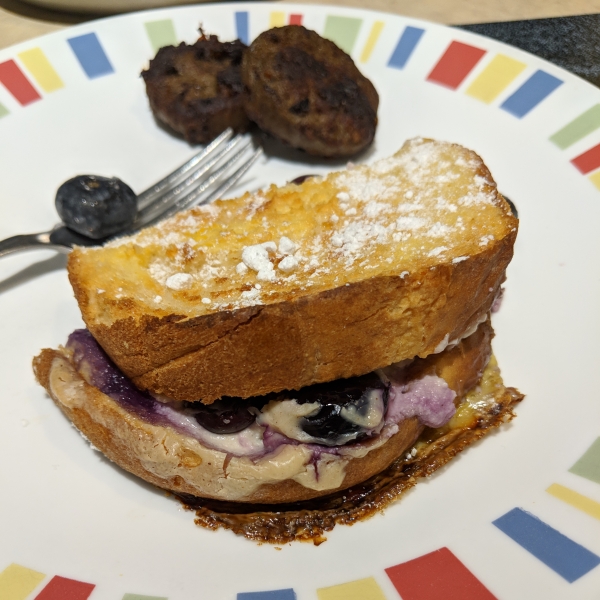 Easy Overnight Blueberry French Toast