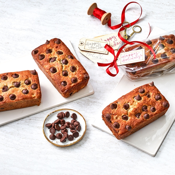 Ghirardelli Chocolate Chip Mini Banana Loaves