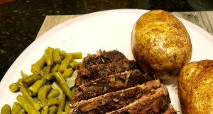 Braised Flank Steak in the Oven