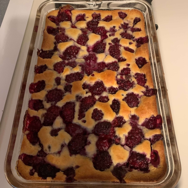 Baking Mix Blackberry Cobbler
