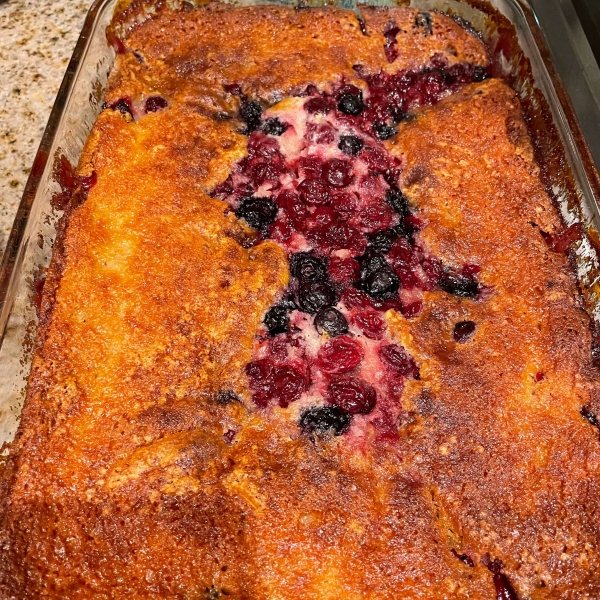 Easy Batter Fruit Cobbler