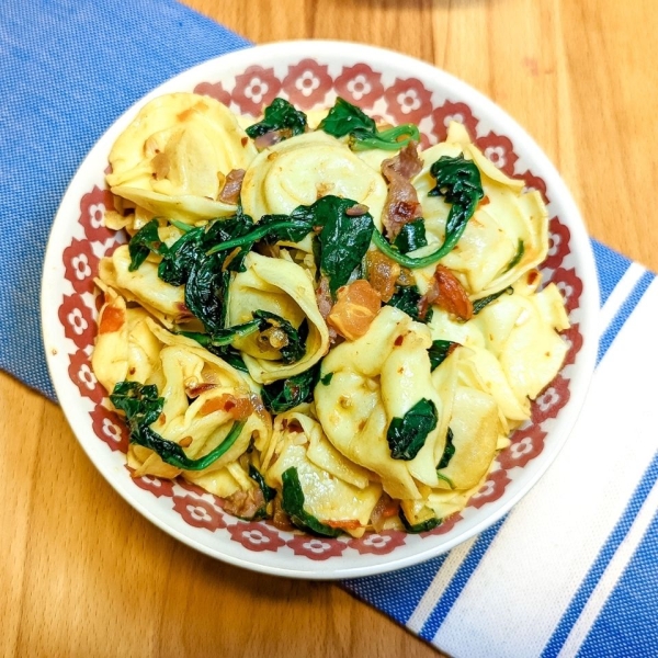 One-Skillet Spicy Tortellini