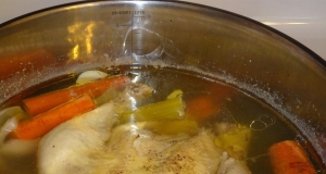 Rich Homemade Chicken Broth