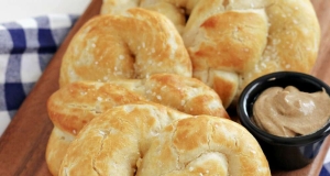 Two-Ingredient Dough Soft Pretzels