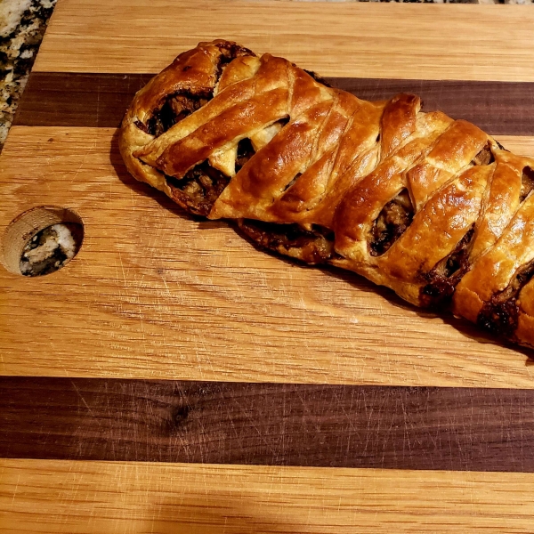Chicken Mushroom Strudel