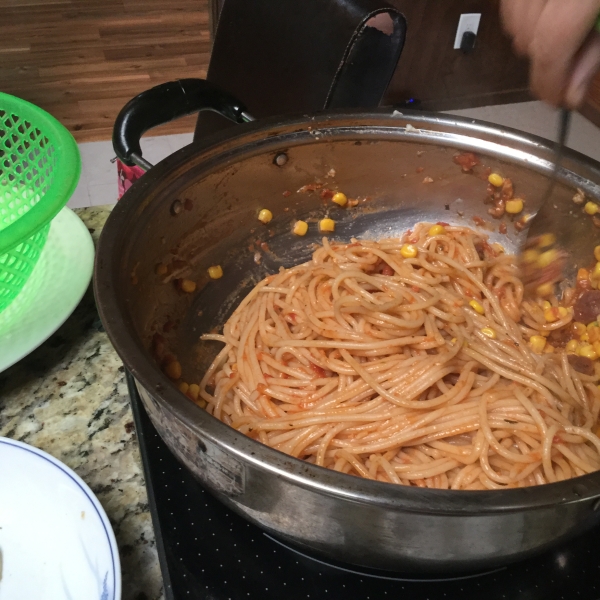 Linguine with Cajun-Spiced Shrimp and Corn