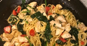 Spinach Garlic Pasta