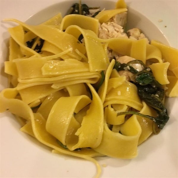 Spinach Garlic Pasta