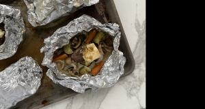 Lamb Chops and Vegetables in Foil