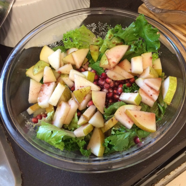 Pear and Pomegranate Salad