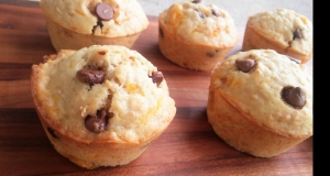 Vegan Orange Chocolate Oatmeal Muffins