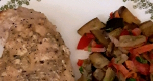 Baked Eggplant Salad