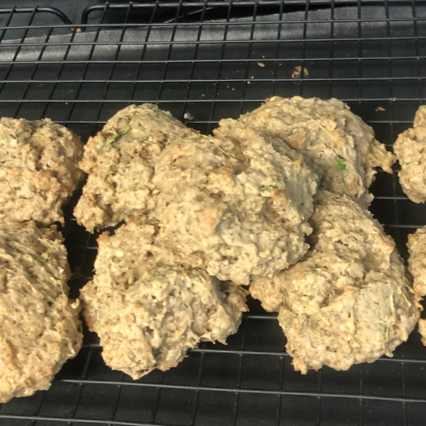 Peanut Butter Oatmeal Zucchini Cookies
