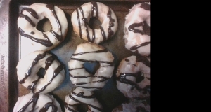 Chocolate-Glazed Mochi Doughnuts