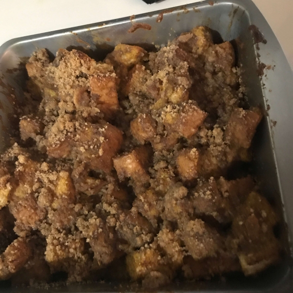 Pumpkin French Toast Bake