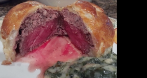 Mini Beef Wellingtons with Red Wine Sauce