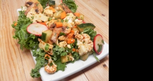 Chorizo-Spiced Party-Sized Chopped Veggie Salad