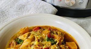 Instant Pot® Chicken Tagine with Butternut Squash and Spinach