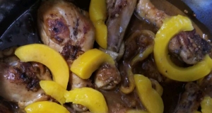 Drumsticks with Peach and Honey